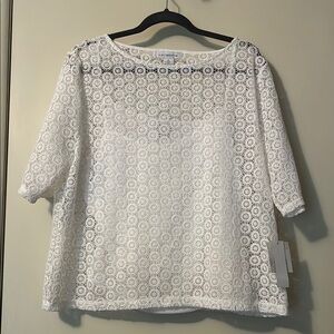 Liz Claiborne 2 piece lace top